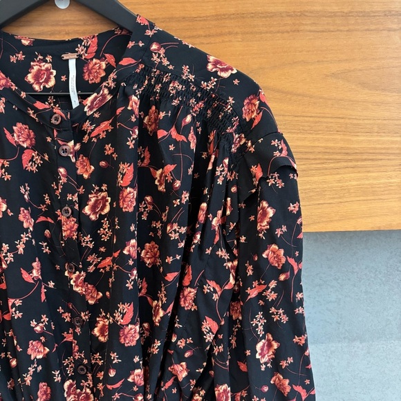 Free People Flower Fields Mini Dress in Dark Combo, Size XS - Picture 8 of 16